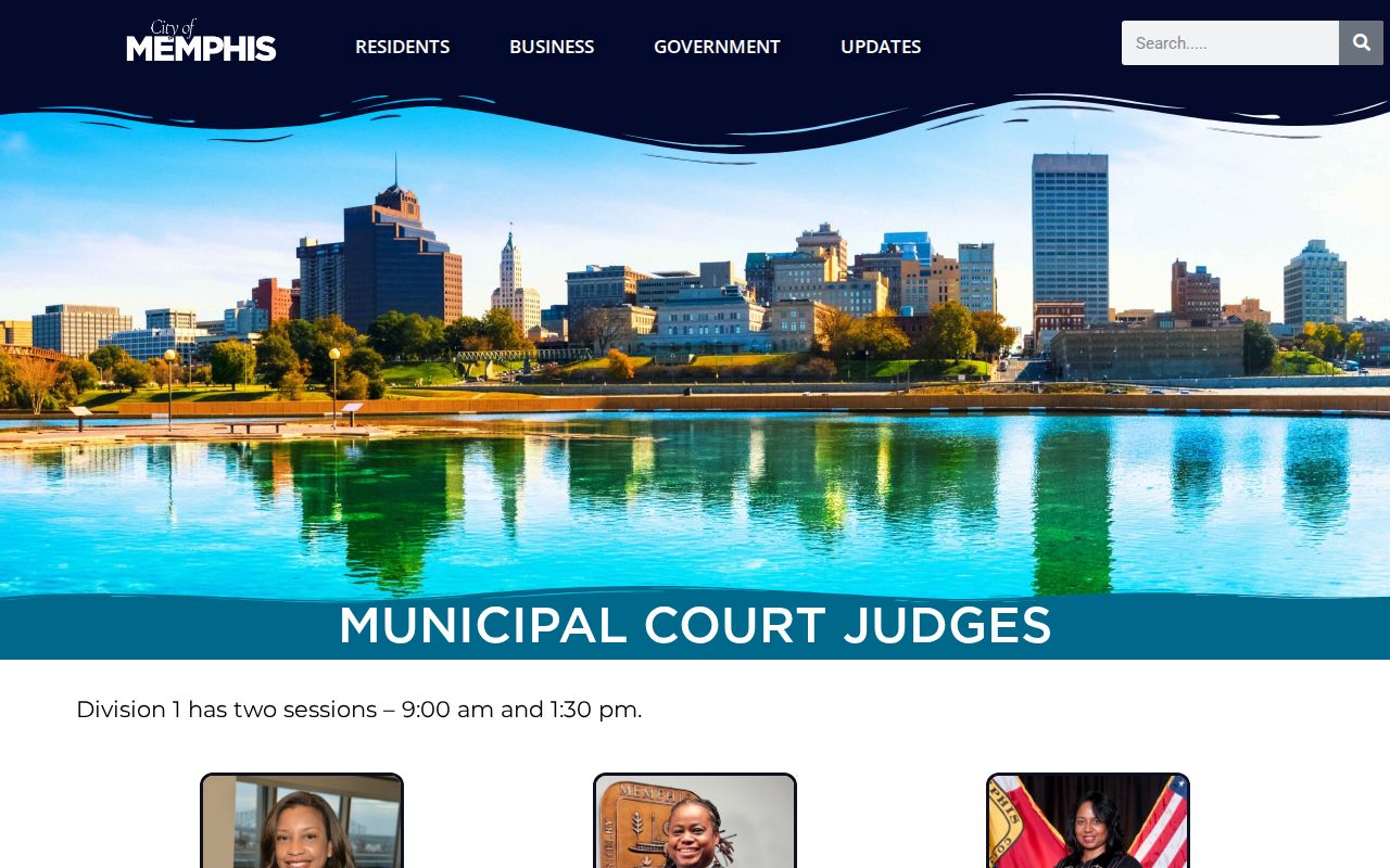 Memphis court docket municipal divisions